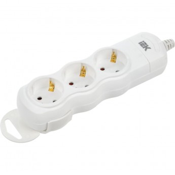 Колодка удлинителя 3-мест. с заземлением РПр03 IEK WYP10-D-KP-16-03-ZS-K01 Колодка удлинителя 3-мест. с заземлением РПр03 IEK WYP10-D-KP-16-03-ZS-K01