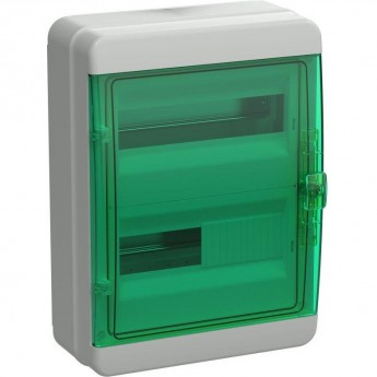 Корпус пластиковый IEK TEKFOR КМПн-24 IP65 зеленая прозрачная дверь TF5-KP72-N-24-65-K03-K06