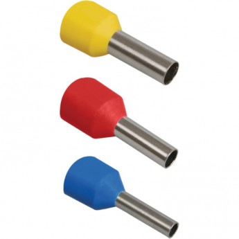 Наконечник-гильза IEK Е 1,0-08 1мм2 желтый (20шт/упааковка)