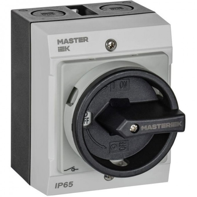 Переключатель кулачковый IEK 10А (сх. 90) в боксе закрытая рукоятка MI-CS21-010-090