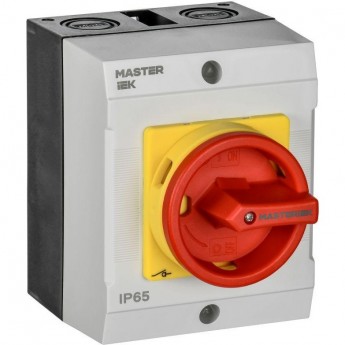 Переключатель кулачковый IEK MI-CS22-010-091 10А (сх. 91) в боксе закрытая рукоятка аварийный