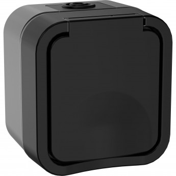 Розетка 1-местная с заземляющим контактом и крышкой IEK TORS 16А IP55 графит Розетка 1-местная с заземляющим контактом и крышкой IEK TORS 16А IP55 графит