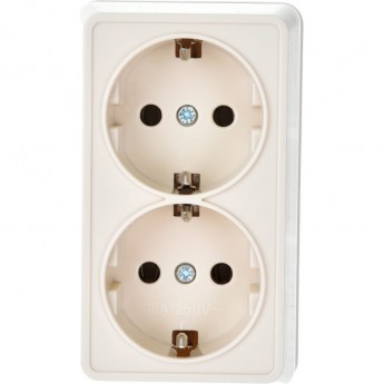 Розетка 2-м IEK ОП Октава РС22-3-ОКм 16А IP20 Розетка 2-м IEK ОП Октава РС22-3-ОКм 16А IP20