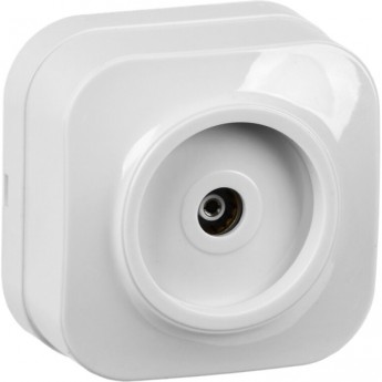 Розетка одноместная для открытой установки телевизионная РТВ20-ХБ IEK GLORY белый - EAH10-K01 Розетка одноместная для открытой установки телевизионная РТВ20-ХБ IEK GLORY белый - EAH10-K01